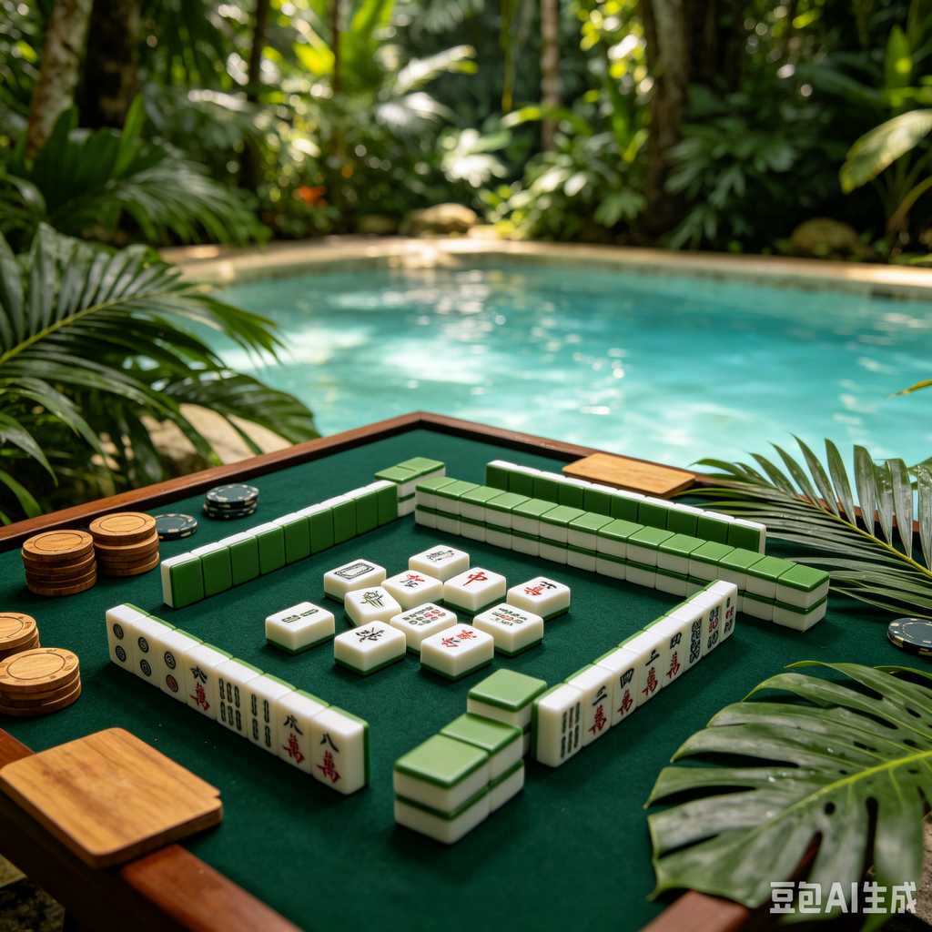 engraved texture mahjong tiles