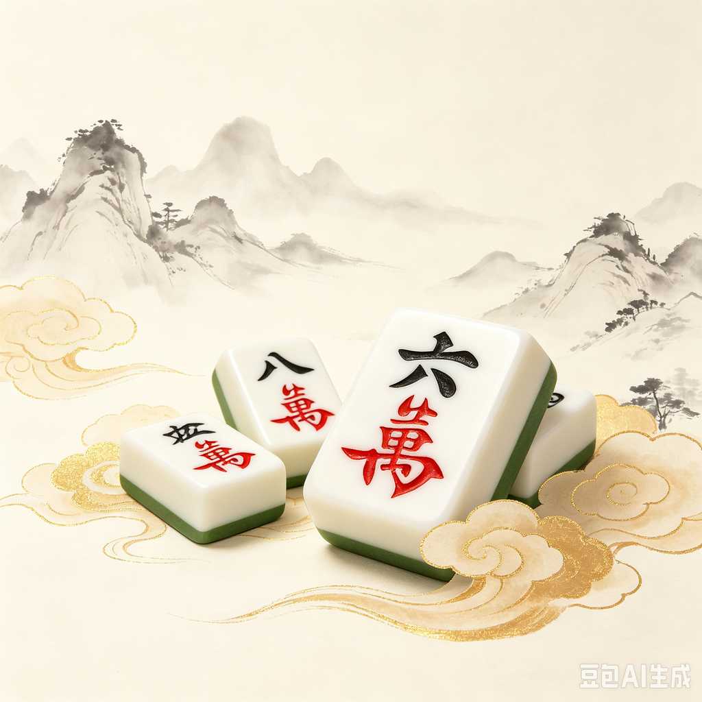 luggage portable mahjong tiles